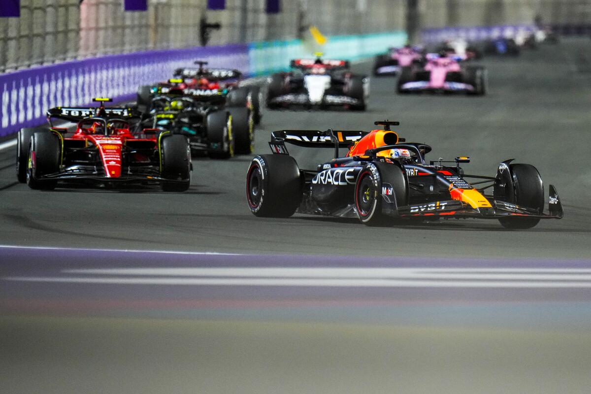 Perez holds off Verstappen's charge to win Saudi Arabian GP - The